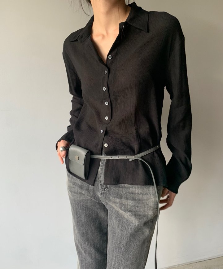 Better - Korean Women Fashion - #womensfashion - Flip Collar Blouse - 2