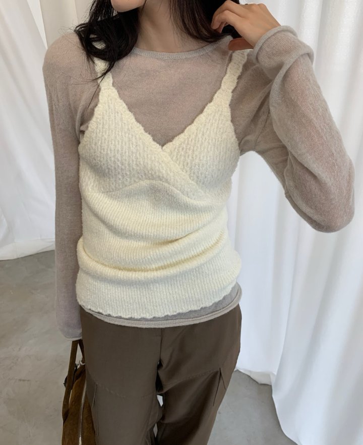 Better - Korean Women Fashion - #womensfashion - Youth Round Knit Tee - 7