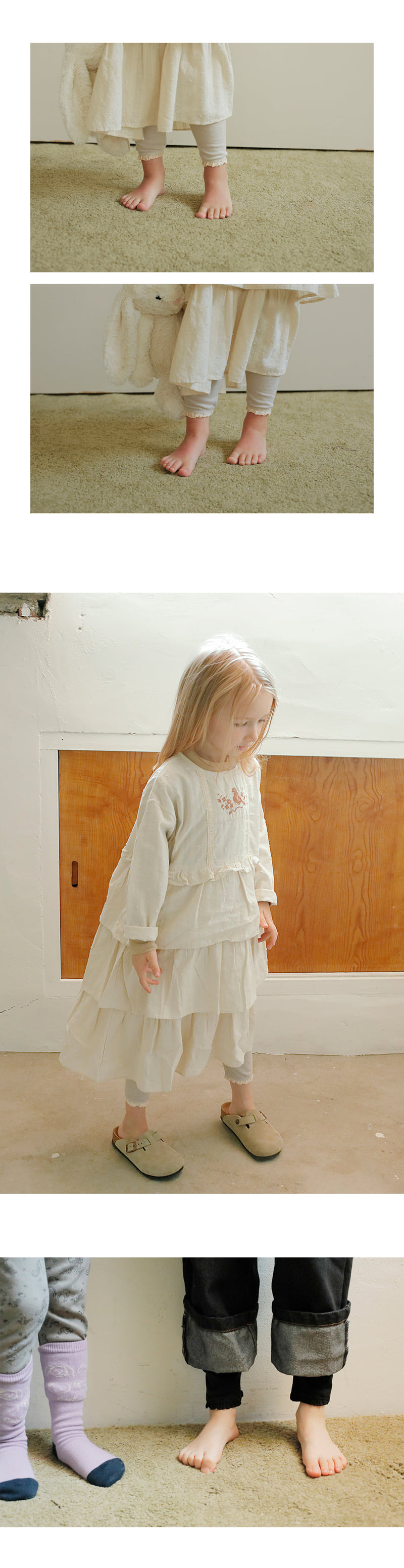 Bien A Bien - Korean Children Fashion - #Kfashion4kids - Lucie Frill Leggings - 2