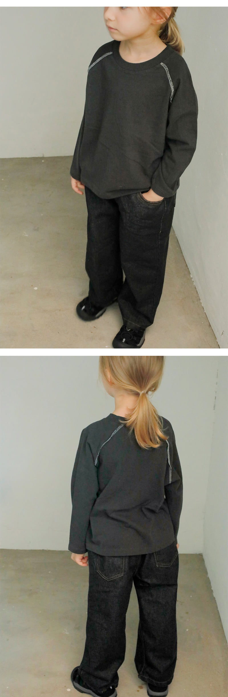 Bien A Bien - Korean Children Fashion - #designkidswear - Kerona Denim Pants - 3