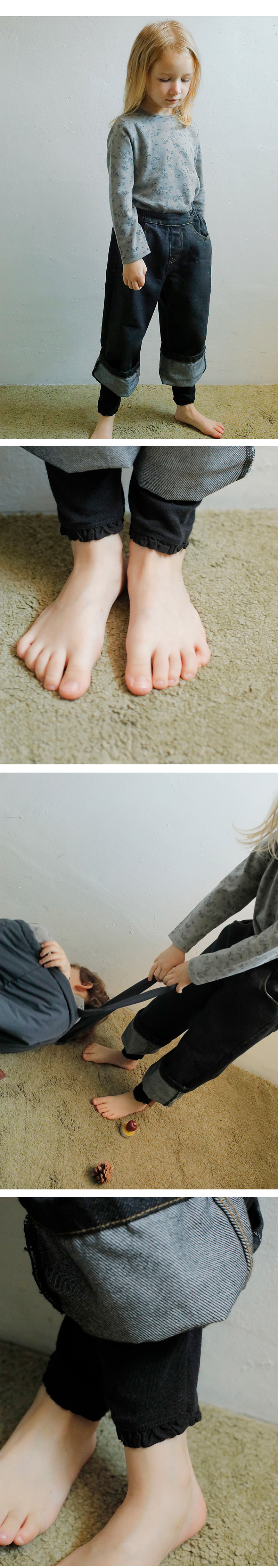 Bien A Bien - Korean Children Fashion - #littlefashionista - Lucie Frill Leggings - 3