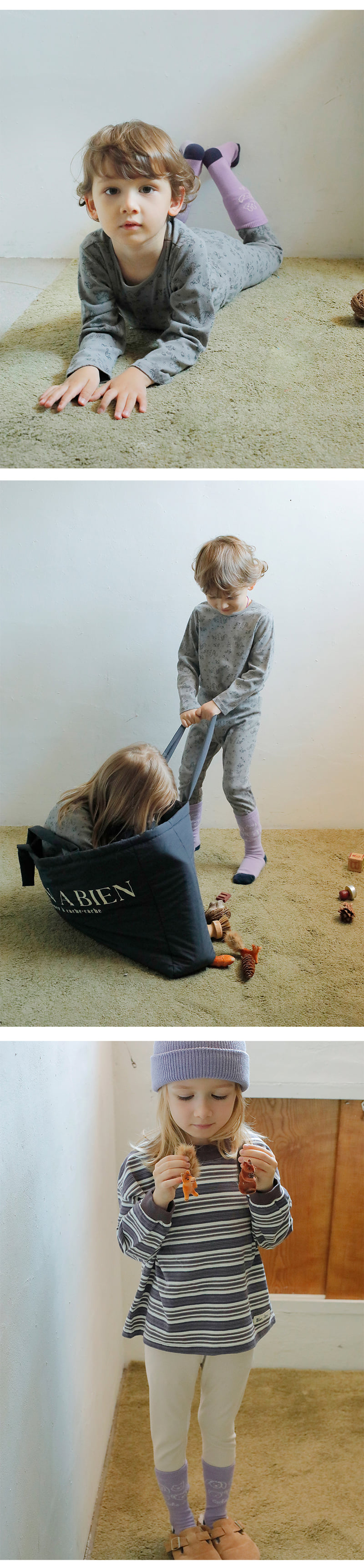 Bien A Bien - Korean Children Fashion - #magicofchildhood - Donel Socks Set - 3