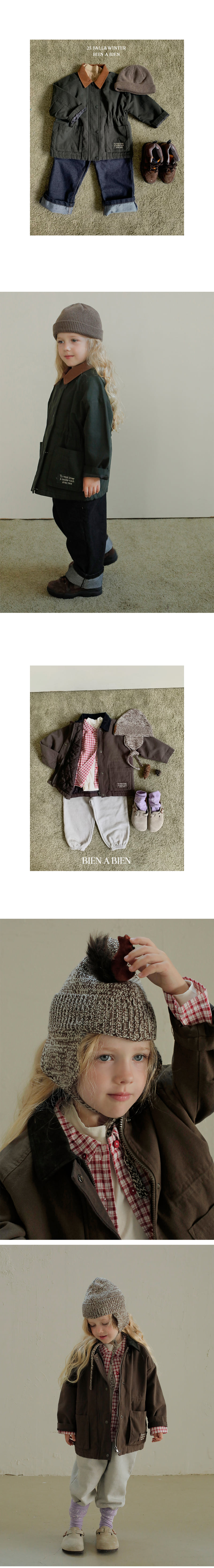 Bien A Bien - Korean Children Fashion - #magicofchildhood - Leiden Half Jacket - 2