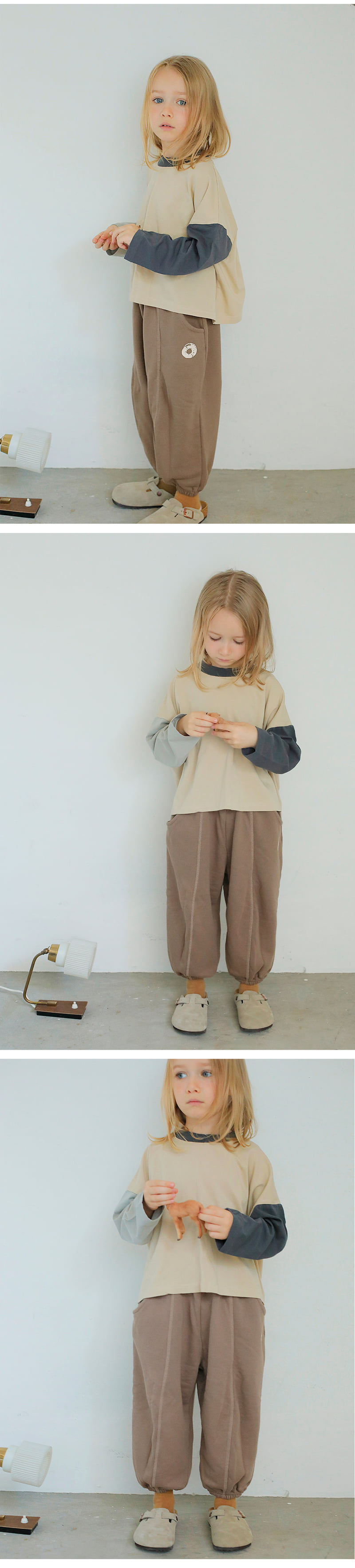 Bien A Bien - Korean Children Fashion - #stylishchildhood - Cube Line Pants - 3