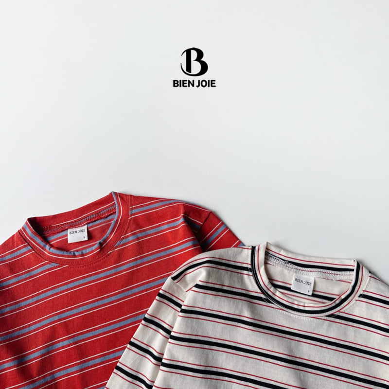 Bien Joie - Korean Children Fashion - #childofig - Ink Stripe Tee - 7
