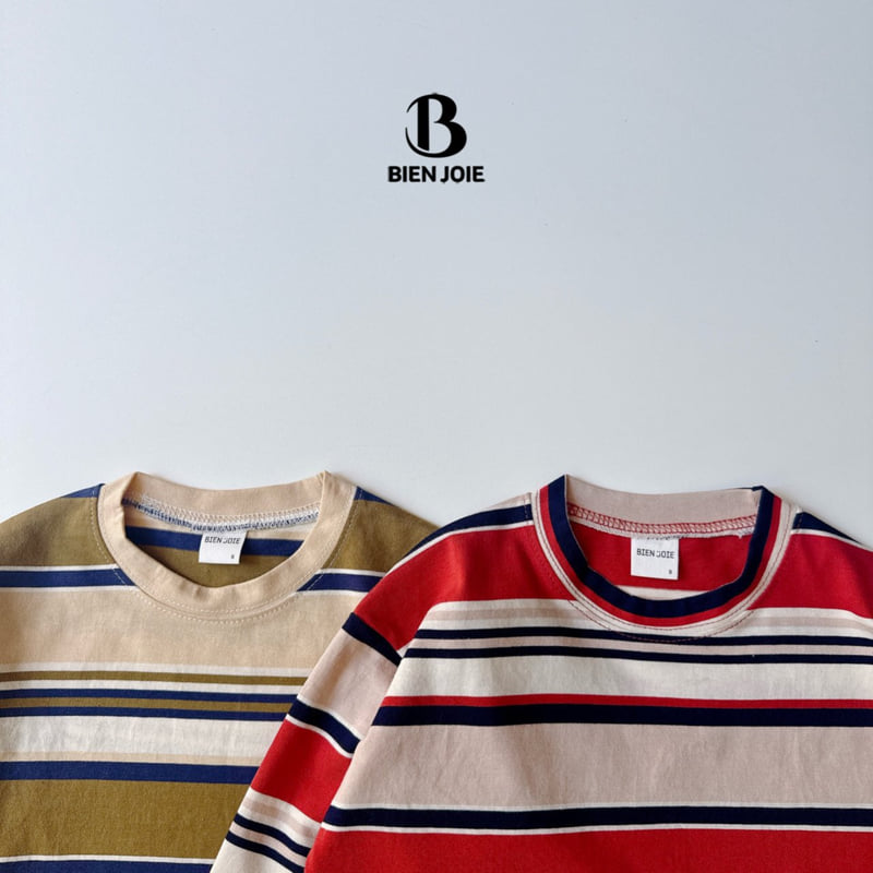 Bien Joie - Korean Children Fashion - #designkidswear - Coco Stripe Tee - 6