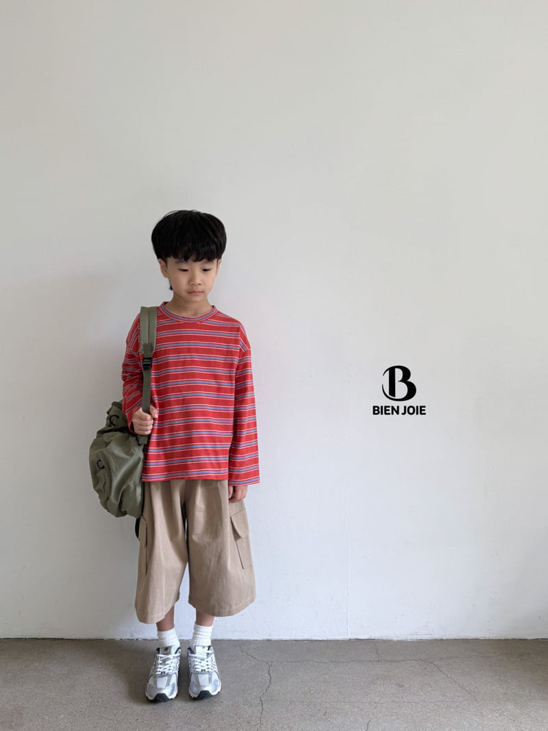Bien Joie - Korean Children Fashion - #discoveringself - Ink Stripe Tee - 10