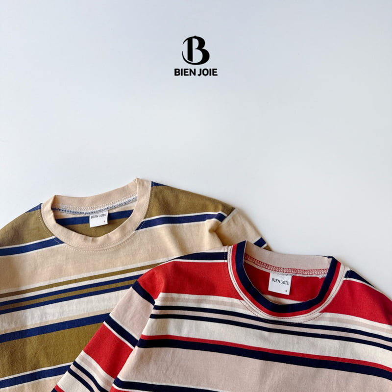 Bien Joie - Korean Children Fashion - #discoveringself - Coco Stripe Tee - 7