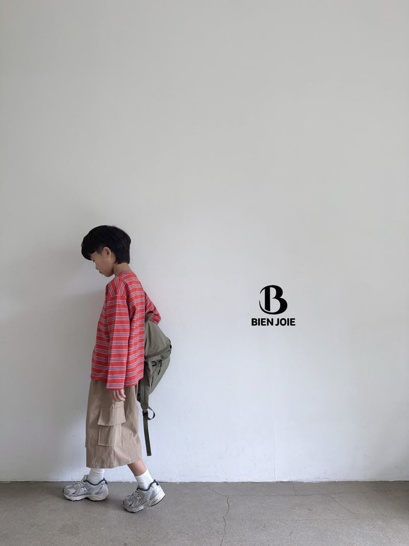 Bien Joie - Korean Children Fashion - #fashionkids - Ink Stripe Tee - 11