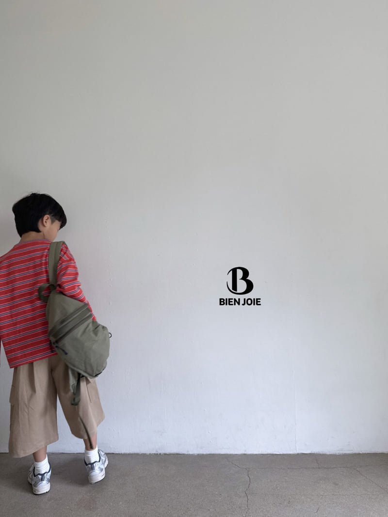 Bien Joie - Korean Children Fashion - #kidsshorts - Ink Stripe Tee - 12
