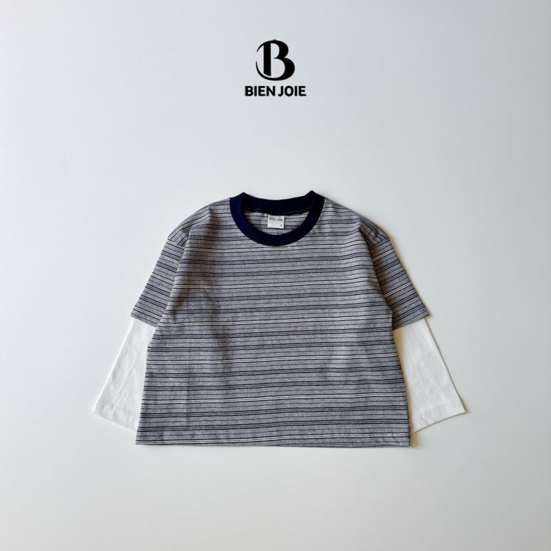 Bien Joie - Korean Children Fashion - #kidsshorts - Draw Double Tee - 2