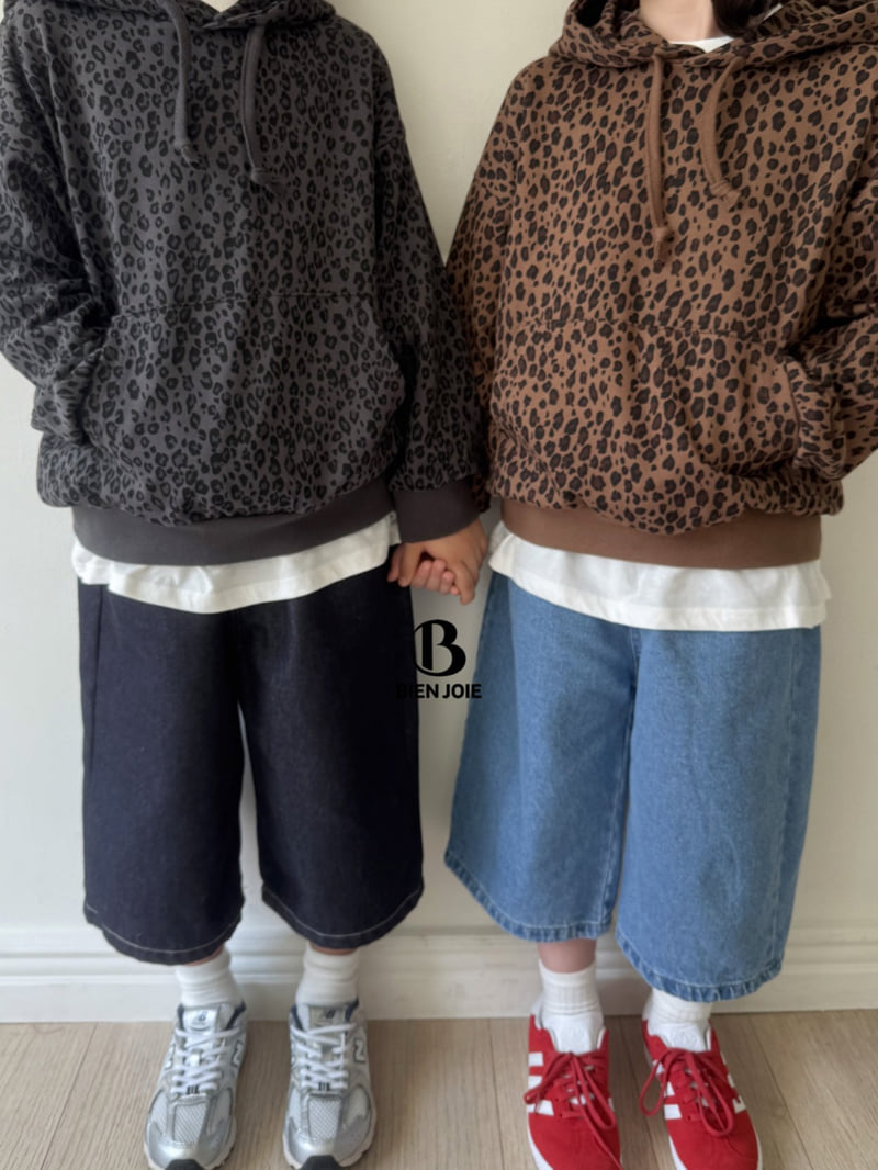 Bien Joie - Korean Children Fashion - #kidsshorts - Euro Leopard Hoodie - 10