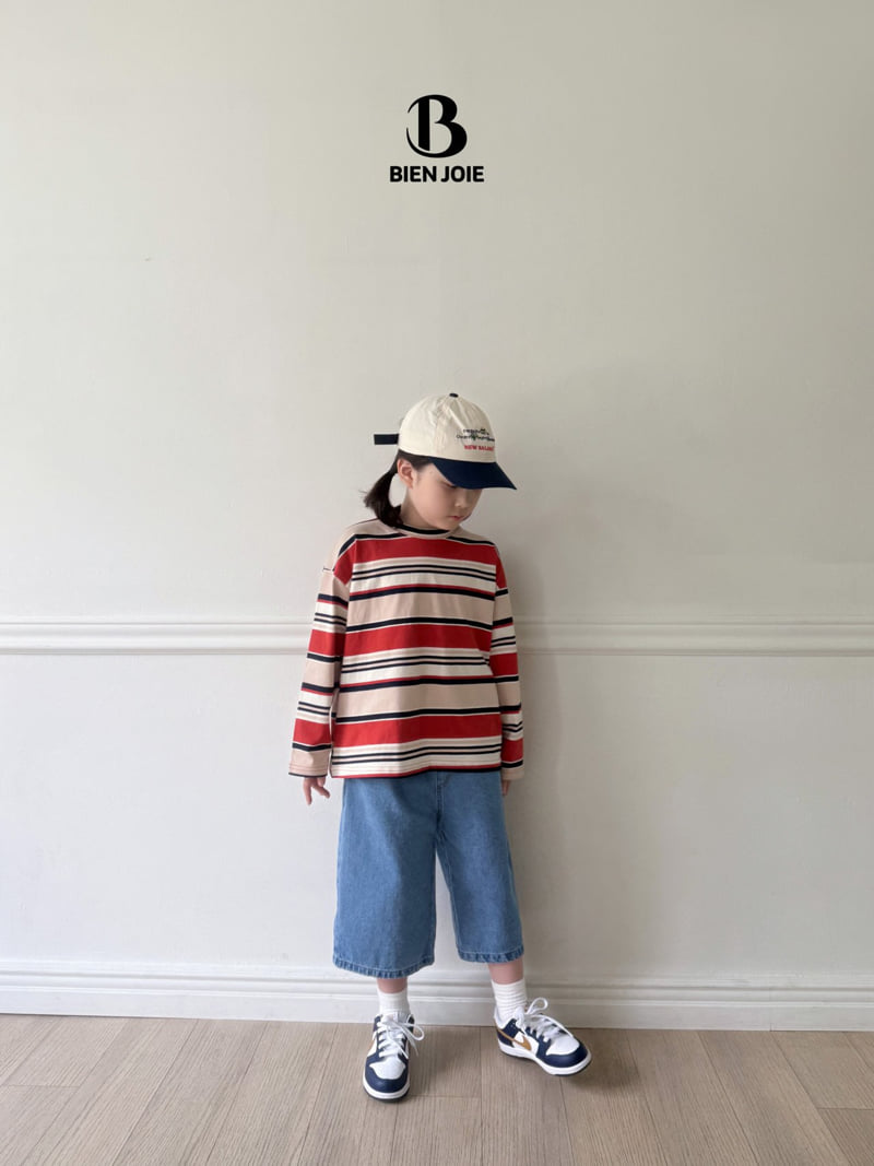 Bien Joie - Korean Children Fashion - #kidsstore - Coco Stripe Tee - 10