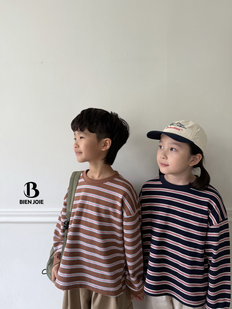 Bien Joie - Korean Children Fashion - #kidsstore - Martin Stripe Tee - 9