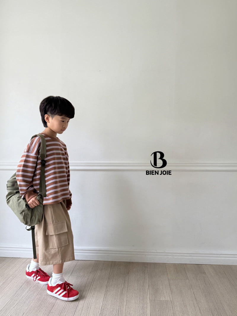 Bien Joie - Korean Children Fashion - #kidzfashiontrend - Martin Stripe Tee - 10