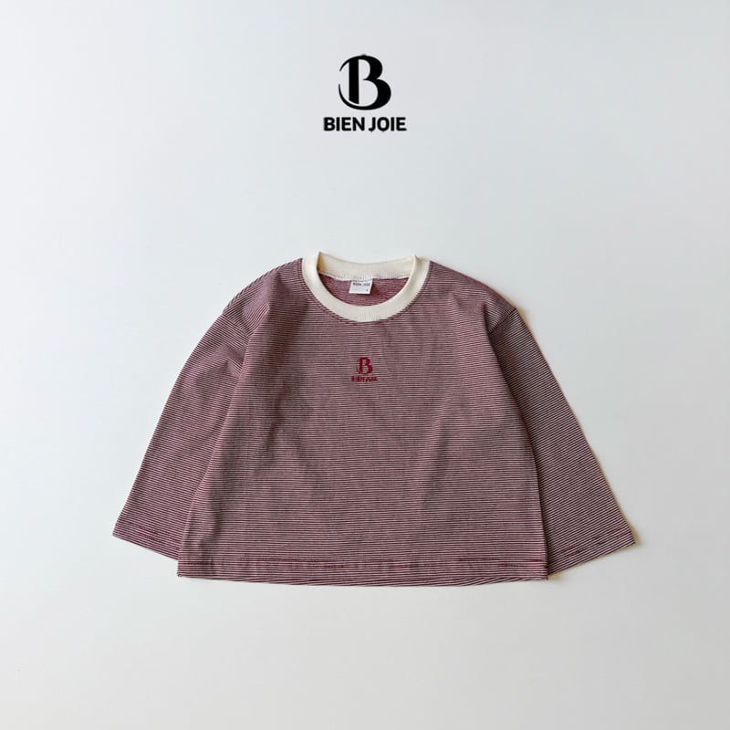 Bien Joie - Korean Children Fashion - #littlefashionista - Hoi Stripe Tee - 3