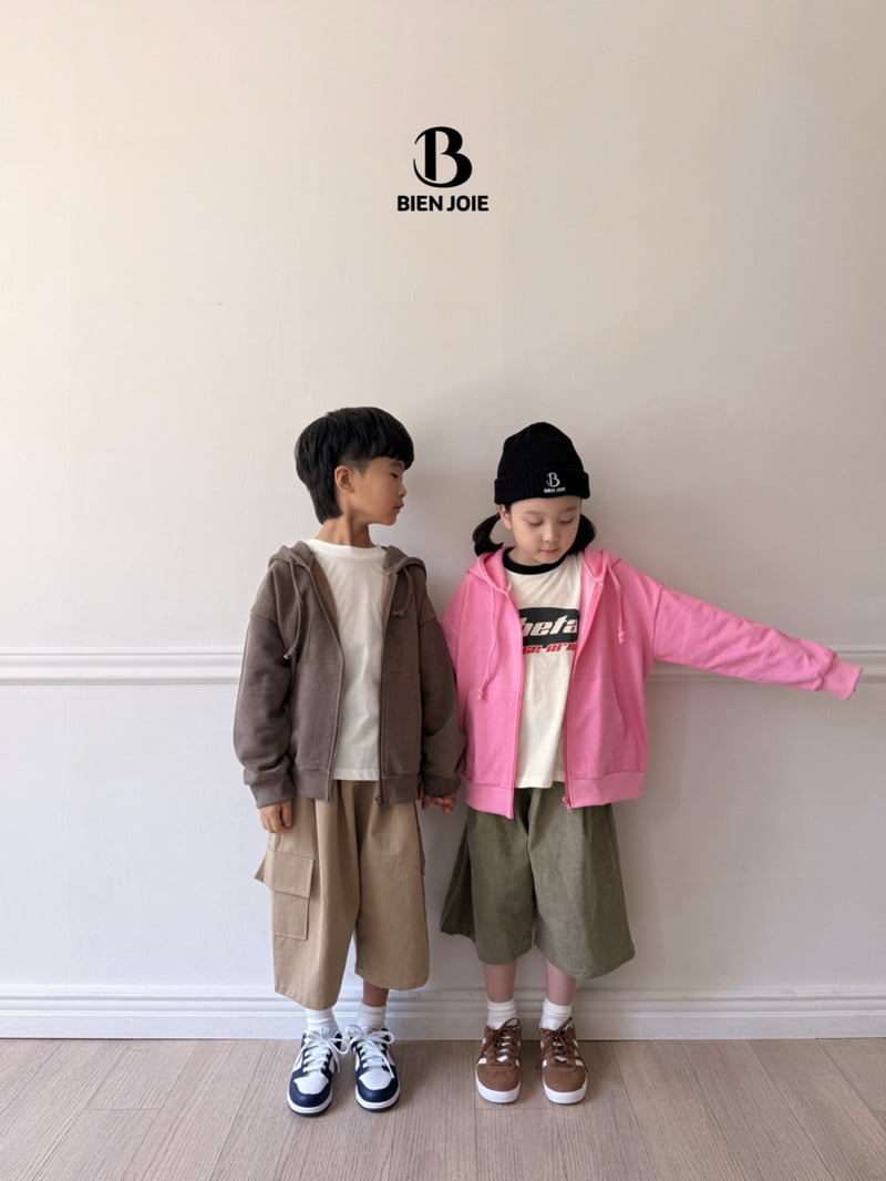 Bien Joie - Korean Children Fashion - #littlefashionista - Like Hood Zip-up
