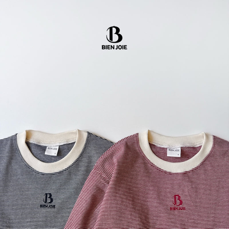 Bien Joie - Korean Children Fashion - #prettylittlegirls - Hoi Stripe Tee - 6
