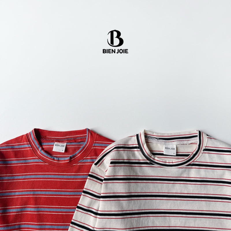 Bien Joie - Korean Children Fashion - #stylishchildhood - Ink Stripe Tee - 6