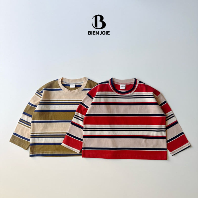Bien Joie - Korean Children Fashion - #todddlerfashion - Coco Stripe Tee