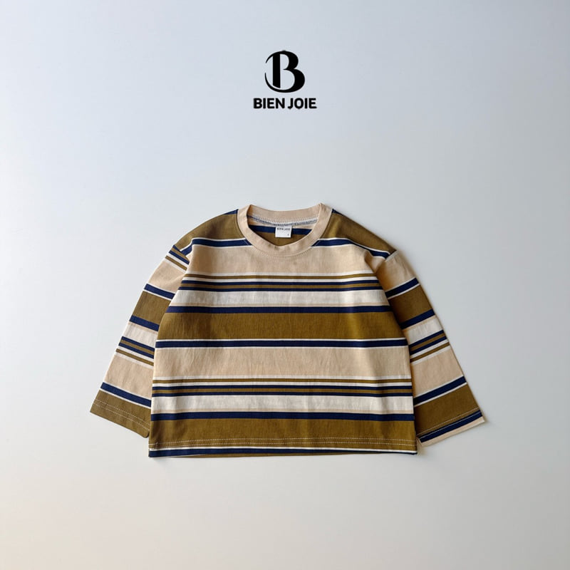 Bien Joie - Korean Children Fashion - #toddlerclothing - Coco Stripe Tee - 2