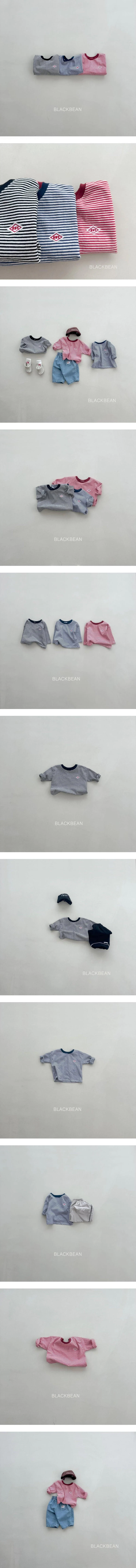 Black Bean - Korean Children Fashion - #kidsstore - Two-Tone Tee - 2