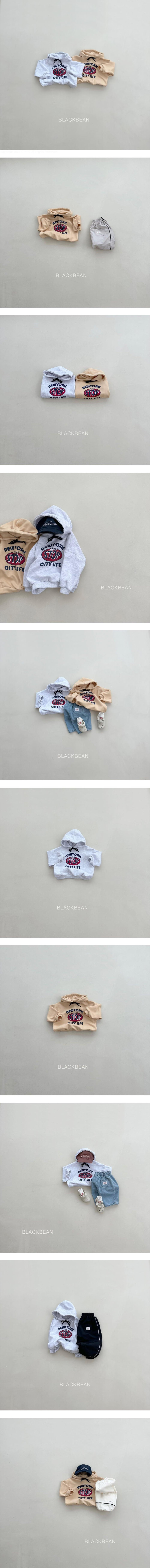 Black Bean - Korean Children Fashion - #minifashionista - New York Hoodie Tee - 2