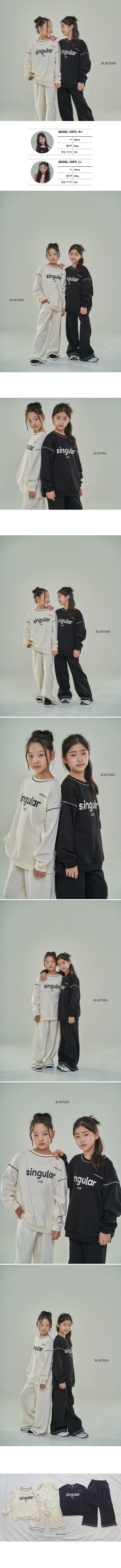Blueteen - Korean Children Fashion - #magicofchildhood - Balance Top Bottom Set