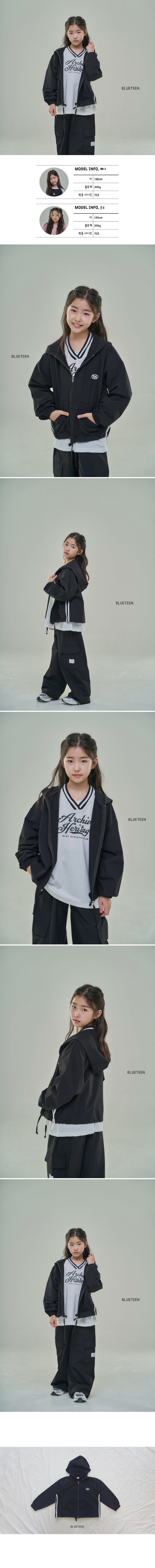 Blueteen - Korean Children Fashion - #prettylittlegirls - Hood Zip-up