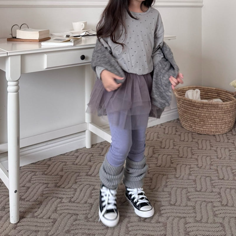 Bon Bon Butik - Korean Children Fashion - #fashionkids - Eyelet Leggings - 12