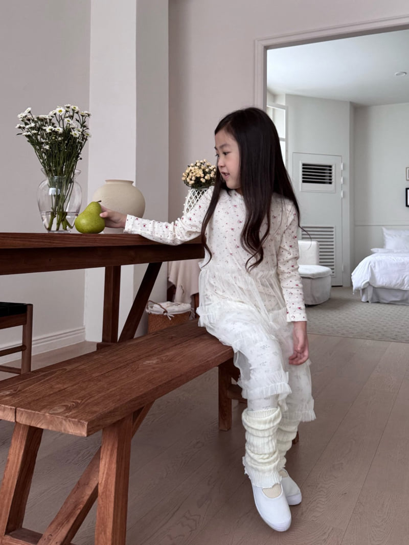 Bon Bon Butik - Korean Children Fashion - #kidsshorts - Eyelet Tee - 3