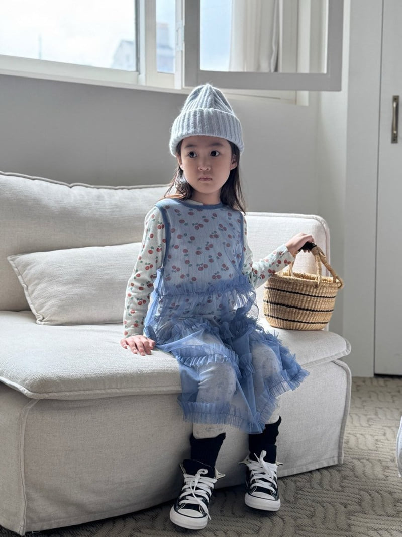 Bon Bon Butik - Korean Children Fashion - #kidsshorts - Eyelet Tee - 4