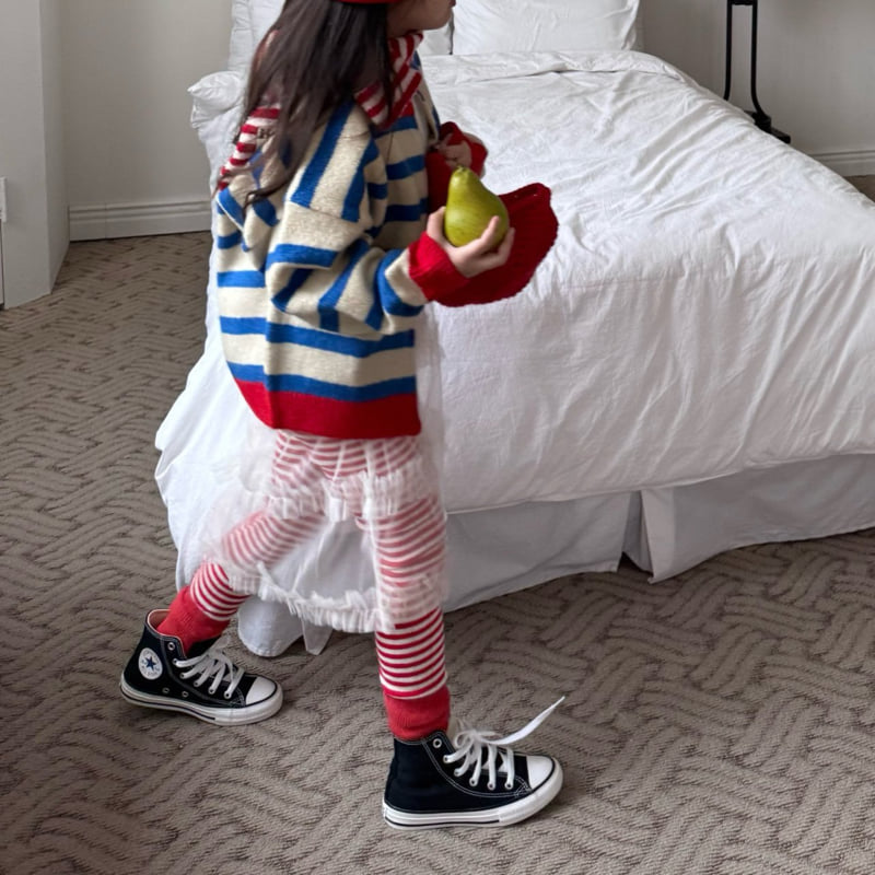 Bon Bon Butik - Korean Children Fashion - #stylishchildhood - Eyelet Leggings - 7