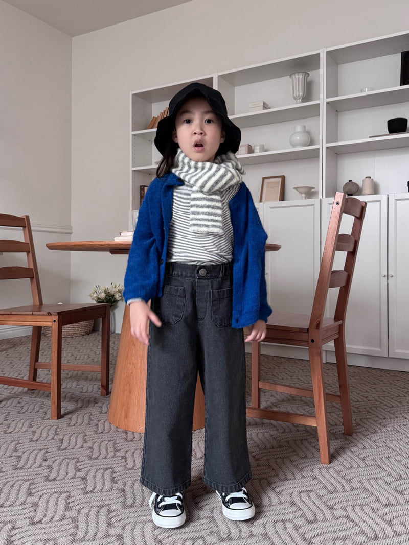 Bon Bon Butik - Korean Children Fashion - #toddlerclothing - Boucle Muffler - 4
