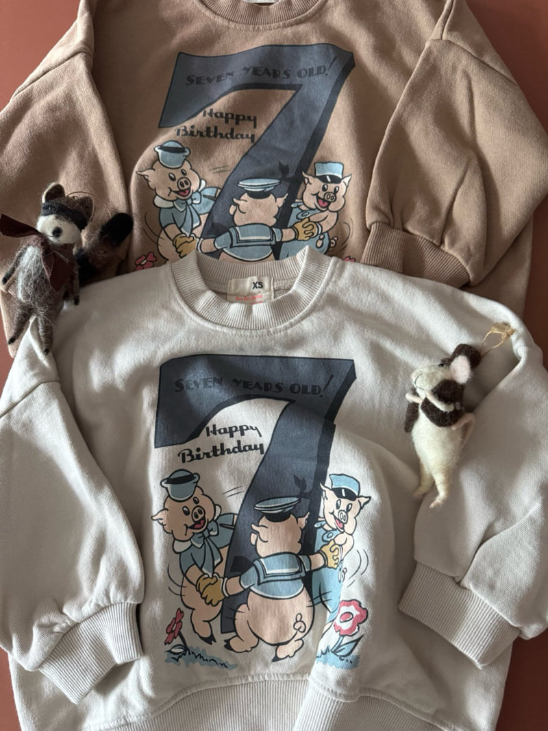 Bon Bon Butik - Korean Children Fashion - #toddlerclothing - Piggy Sweatshirt - 2