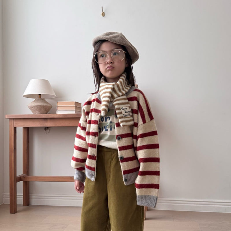 Bon Bon Butik - Korean Children Fashion - #toddlerclothing - Boucle Muffler - 3