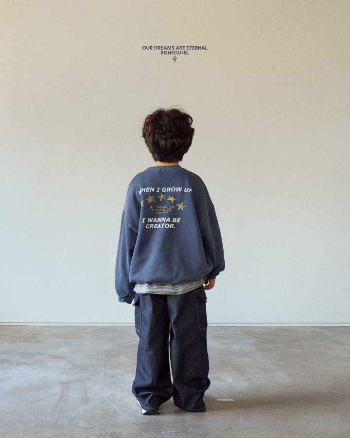 Boneoune - Korean Children Fashion - #Kfashion4kids - Creator Sweatshirt - 3