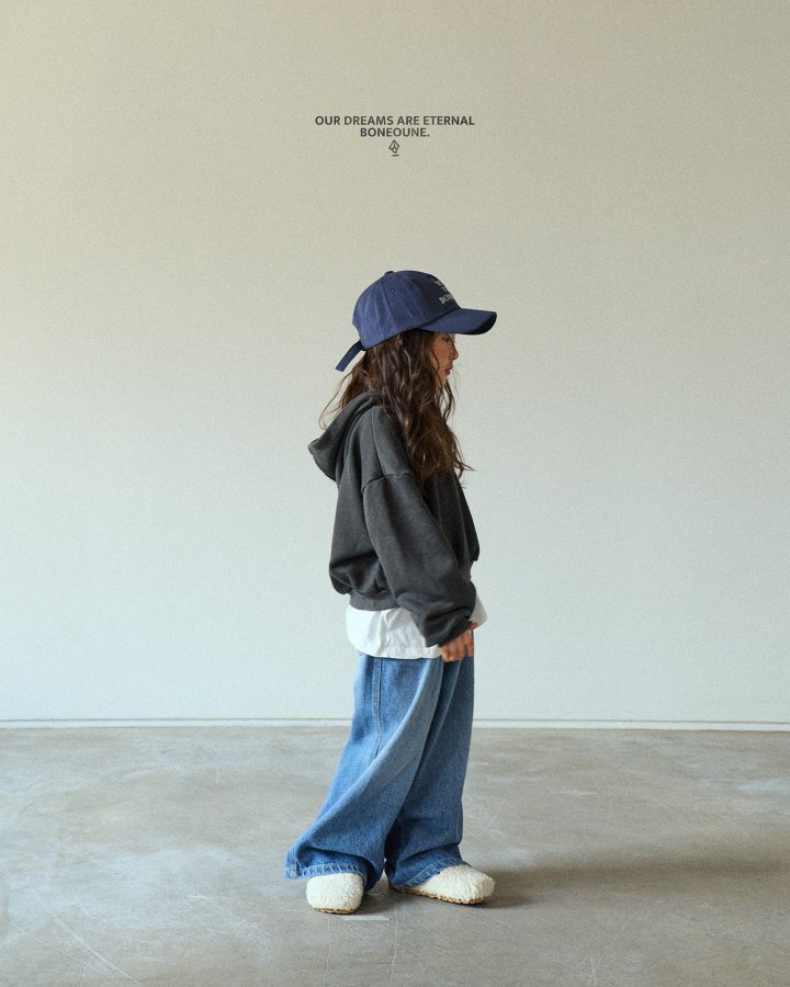 Boneoune - Korean Children Fashion - #Kfashion4kids - BOBO Wide Denim Pants - 5