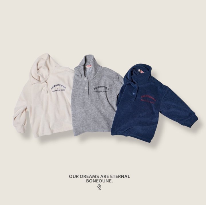 Boneoune - Korean Children Fashion - #childofig - Terry Collar Tee - 12
