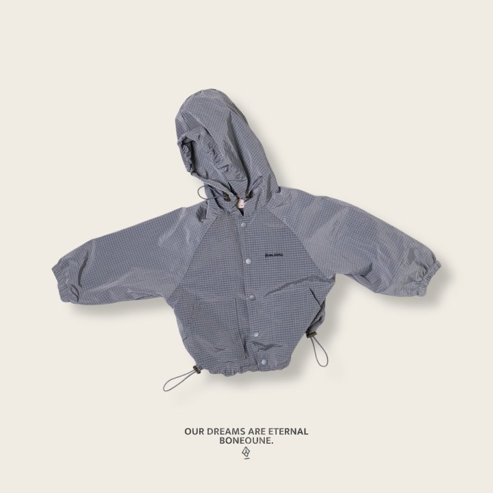 Boneoune - Korean Children Fashion - #childofig - Ribbed Hooded Windbreaker (Kids) - 6