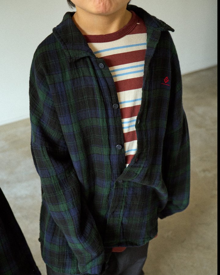 Boneoune - Korean Children Fashion - #childofig - Bestie Check Shirt - 11