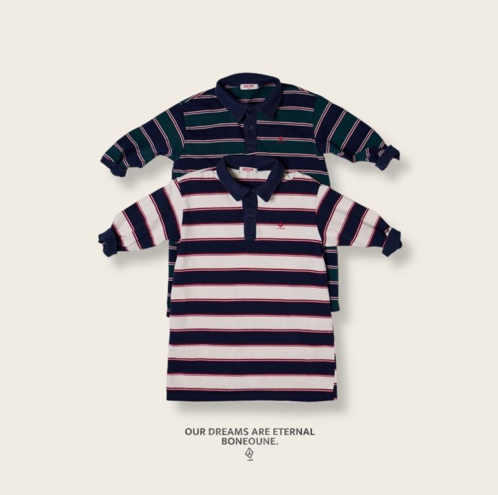 Boneoune - Korean Children Fashion - #stylishchildhood - School Collar One-piece - 4