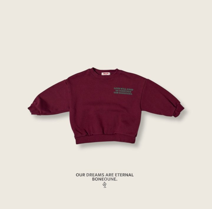 Boneoune - Korean Children Fashion - #childofig - Love French Sweatshirt - 7