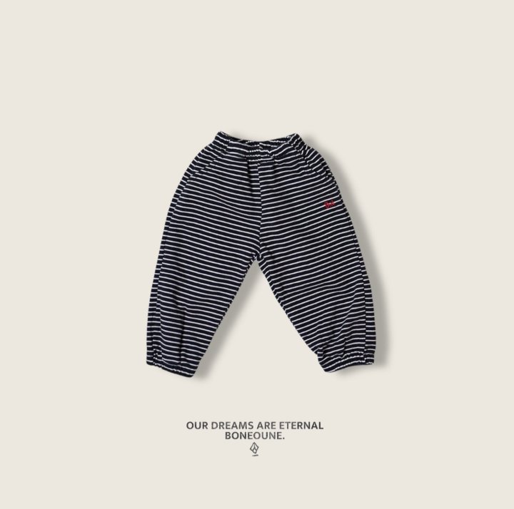 Boneoune - Korean Children Fashion - #childofig - Monoline Jogger Pants - 7