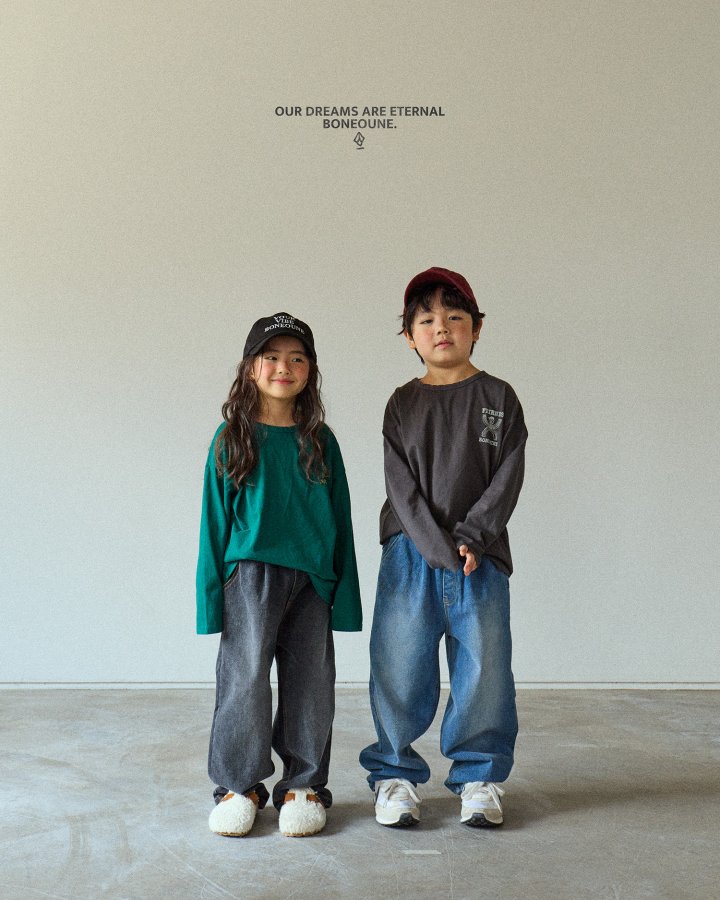 Boneoune - Korean Children Fashion - #childofig - Easy Stretch Denim Pants - 5