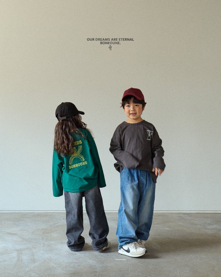 Boneoune - Korean Children Fashion - #childofig - Easy Stretch Denim Pants - 6