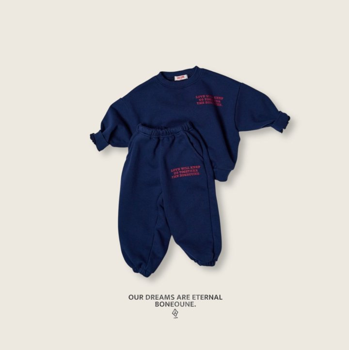 Boneoune - Korean Children Fashion - #childrensboutique - Love French Jogger Pants - 10