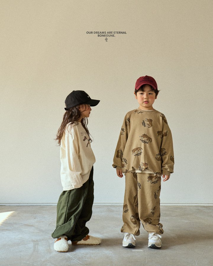 Boneoune - Korean Children Fashion - #childrensboutique - Leopard Jogger Pants - 7