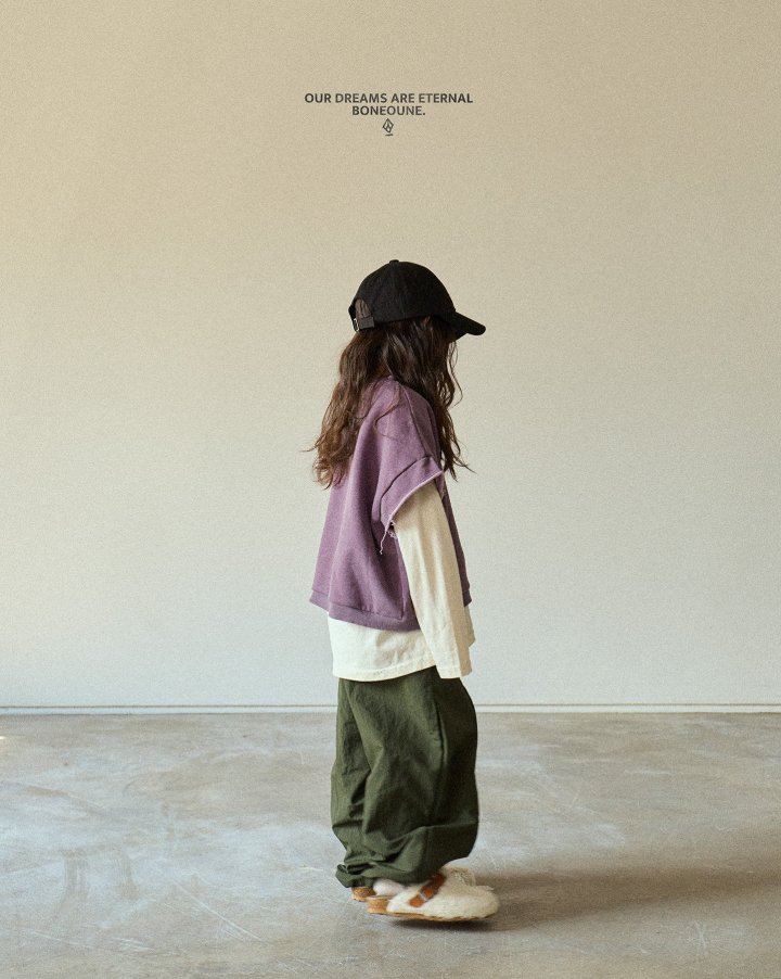 Boneoune - Korean Children Fashion - #childrensboutique - Wide Crop Vest - 7