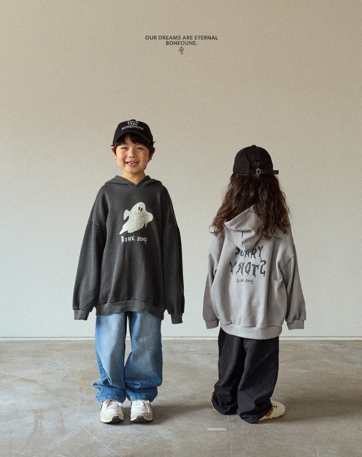Boneoune - Korean Children Fashion - #childrensboutique - Scary Pig Hoodie - 3